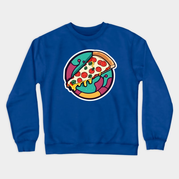 Slice Slice Baby Crewneck Sweatshirt by Abiya Design Hive